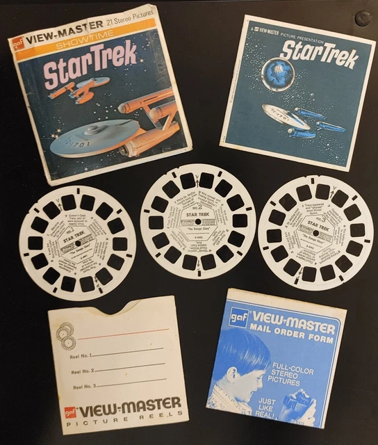 Vintage 1968 Star Trek View-Master Reels and Book. Packet No B 499