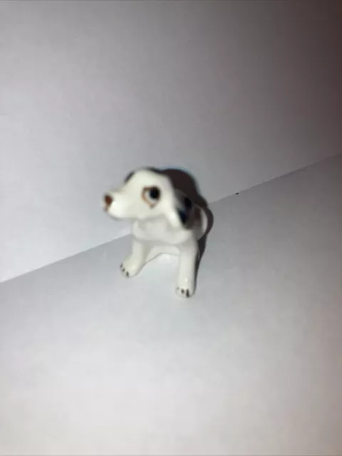 vintage miniature Dalmatian Figurine Bone China made in Japan