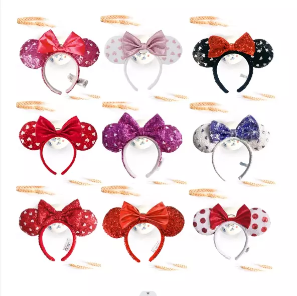 145 Styles Disney Parks Bow Mickey Bow Minnie Mouse Ears Collection Headband 3