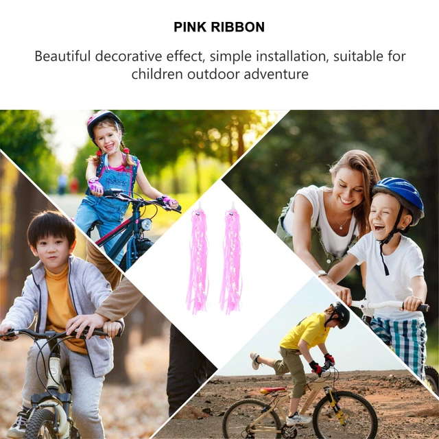 Moshay Siège De Vélo Universel Rose – Avec Autocollants DIY Pour Fille, Accessoire Enfant, Vélo, Confortable Et Amusant
