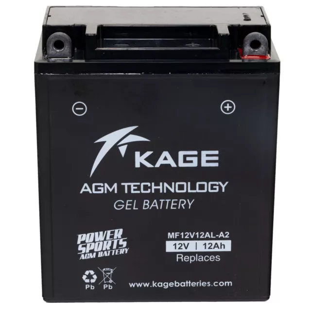 Batterie GEL KAGE YB12AL-A2 für Aprilia BMW Honda CBX Kawasaki EN Yamaha FZR 2