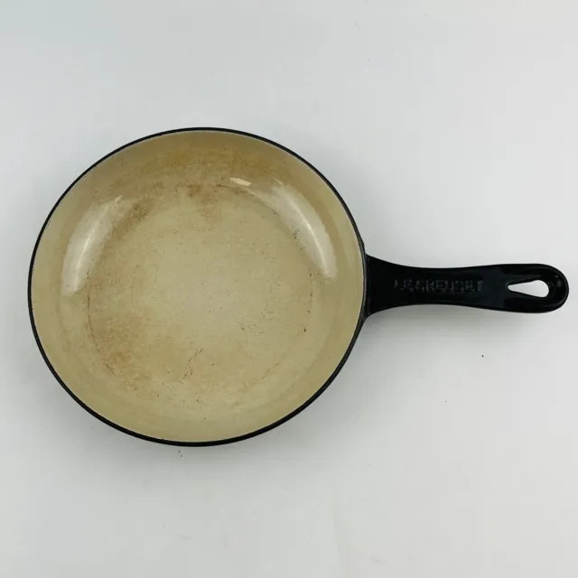 Le Creuset Black Skillet 8" Enamel Cast Iron Frying Pan