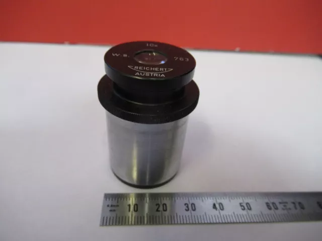 Reichert Austria 10X Eyepiece Ocular Lens Microscope Part As Pictured Q5-B-44