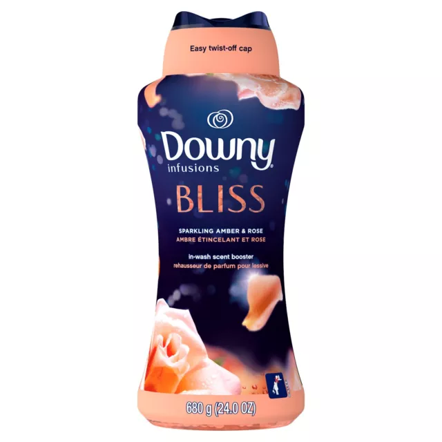 DOWNY INFUSIONS BLISS Laundry Scent Booster Beads, Amber and Rose, 24 ...