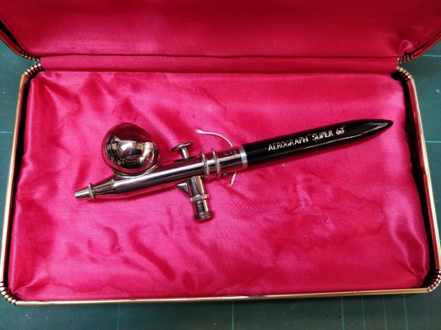 Brosse à air vintage DEVILBISS AEROGRAPH SUPER 63 ~ en boîte