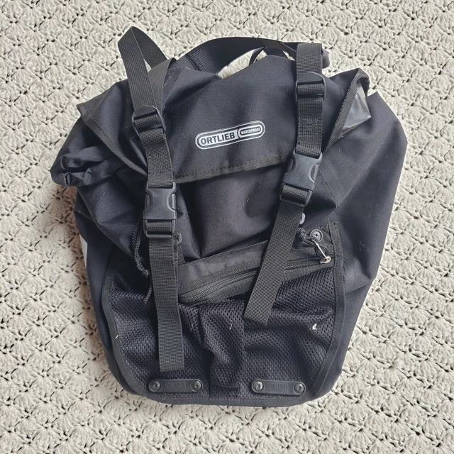 Ortlieb Bike Single Rear Pannier Waterproof Black Commuter Bag