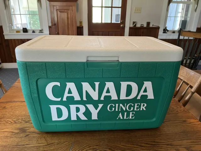 NICE!!! Canada Dry Vintage Advertising Cooler By Coleman
