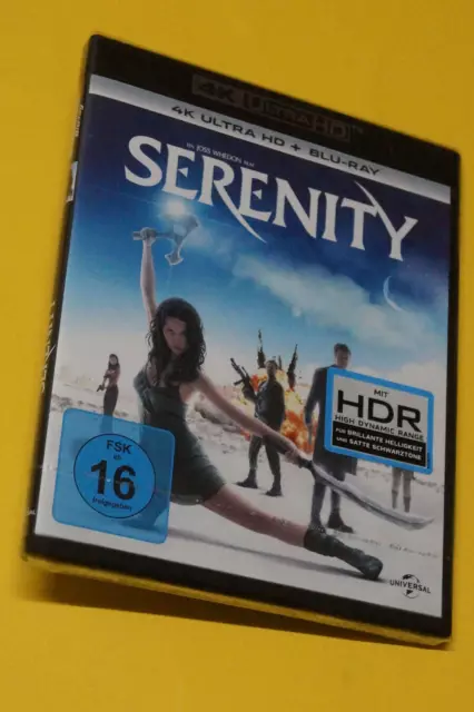 Serenity-Flucht in neue Welten in 4K-UHD Blu-ray+Blu-ray-2 Blu-ray-NEU/OVP
