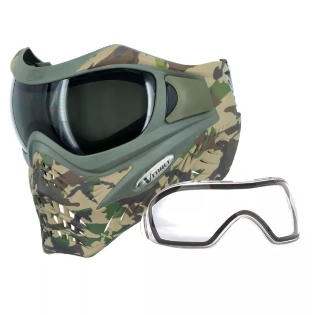 VForce V-Force Grill Thermal SE Special Edition Goggles Mask - Woodland Camo