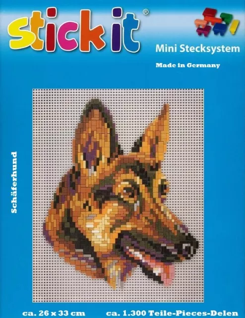 Mini Stecksystem Schäferhund ca. 1.300 Teile Nr. 41060 3