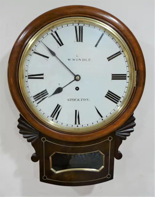 Exquisite 1835 English Fusee Drop Dial Timepiece by William Windle.