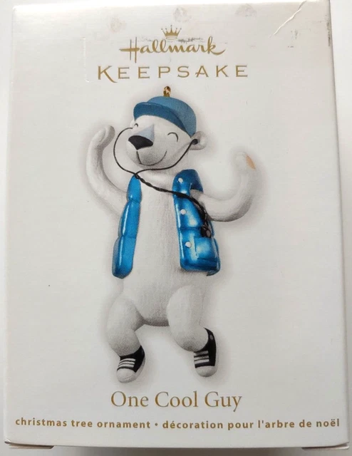 2012 Hallmark Keepsake Ornament ONE COOL GUY Anita Marta Rogers Artist NEW