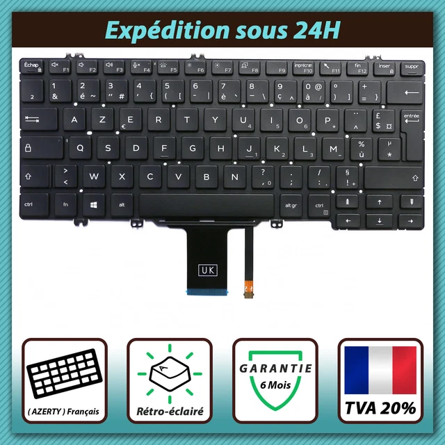 Clavier AZERTY Noir Pour Dell V091302AK1 - Neuf, Générique, Compatible Inspiron Mini 10