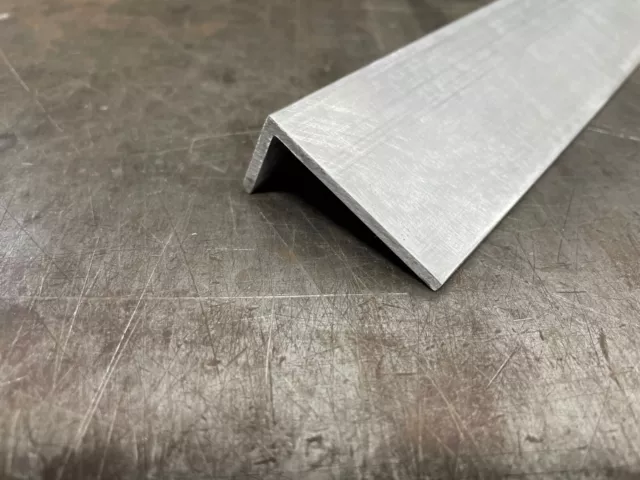 6063 T52 Aluminum Angle 1"X 2"X 6" Long 1/8" Thick