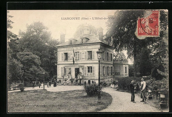 CPA Liancourt, L´Hotel de Ville 1908