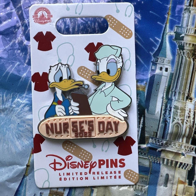 DISNEY PARKS 2023 Nurses Day Donald and Daisy Duck LR Pin 24.90 PicClick