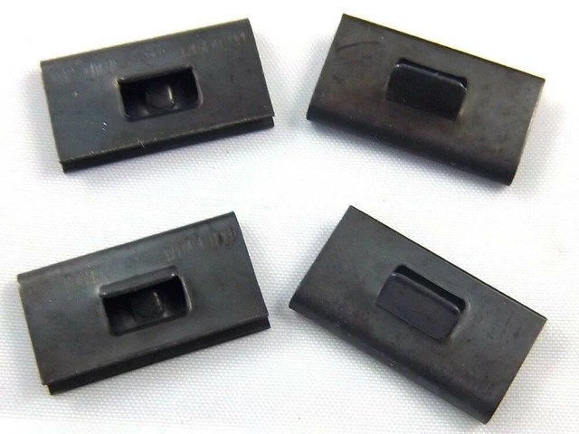 Front Hub Cap Clip Set (4) Universal Fit Notches Metal GG#10511 Pkg of 4