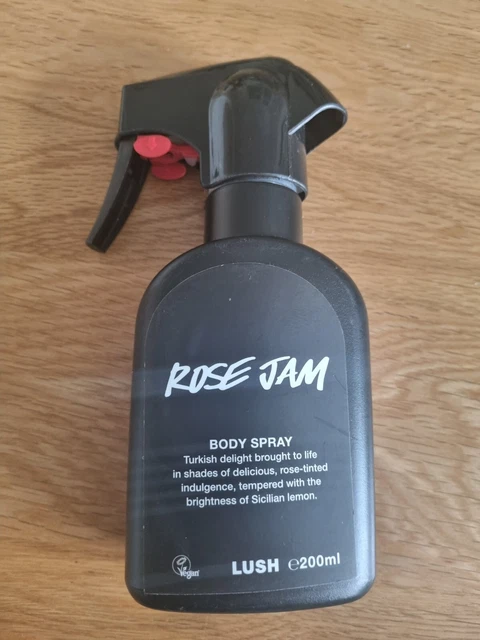 LUSH ROSE JAM BODY SPRAY 200ml TURKISH DELIGHT FLORAL