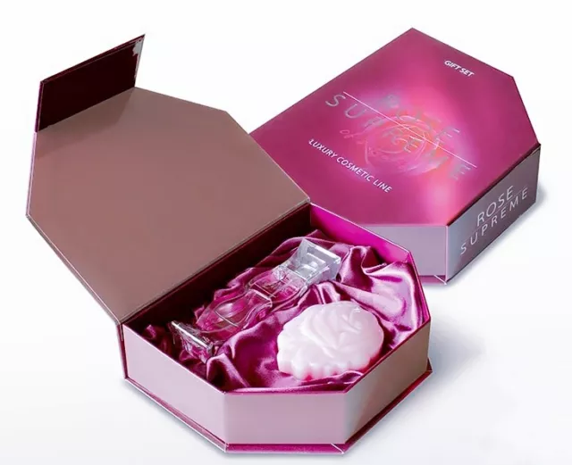 Set regalo Rose Supreme,profumo e sapone con olio di rosa