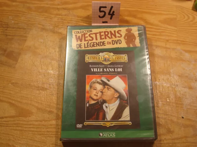 DVD : VILLE SANS LOI  - Randolph SCOTT/ Angela LANSBURY / WESTERN / Neuf