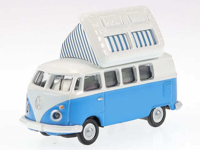 Miniature Voiture VW T1 Love Bus 1:39 - Welly - Couleur Aléatoire - Neuf - Allemagne