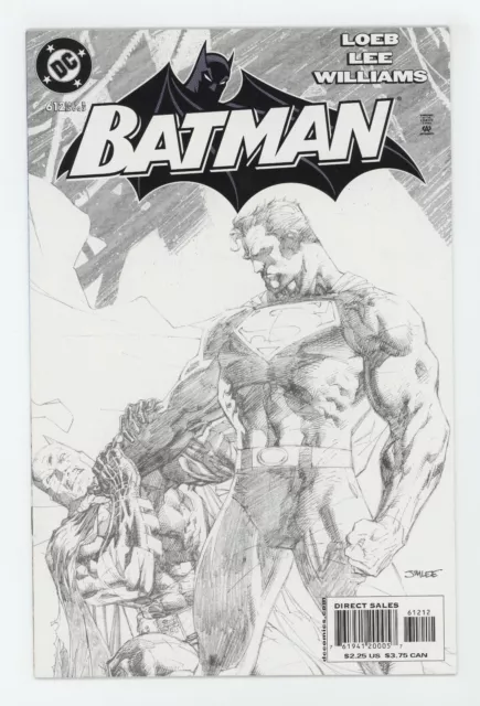 Batman 612 DC 2003 NM 2nd Print Jim Lee Sketch Variant Superman Hush