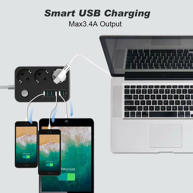 barra-presa-presa-multipla-con-caricabatterie-usb-2-3-4-6x-max-2500-w