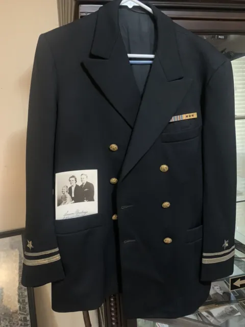 US Navy WW2 Jacket & Photo Chaplain
