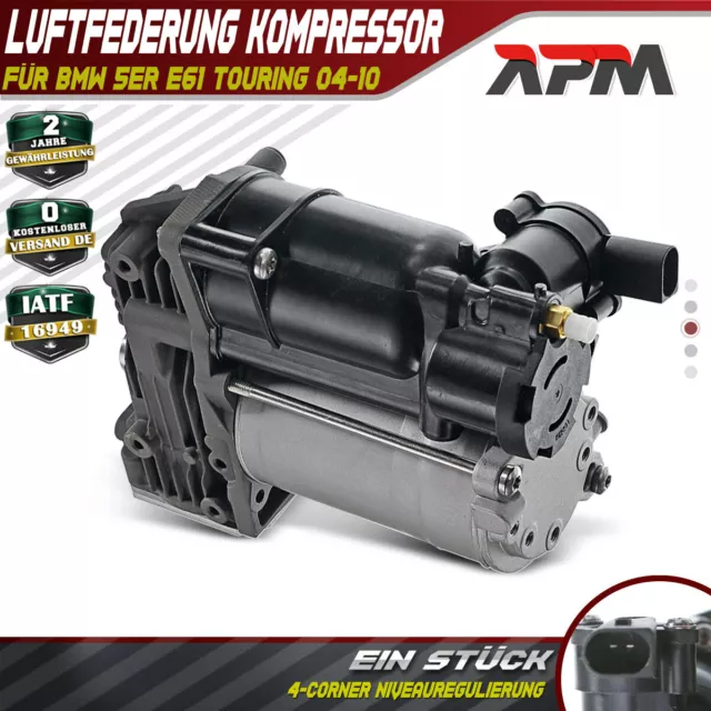 Air suspension compressor level regulation for BMW E61 5 Series Touring station wagon year 04-10
