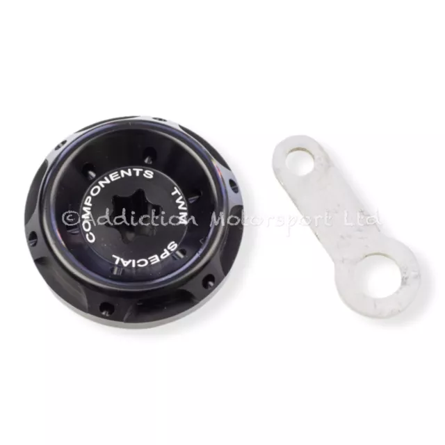 1x TWM CNC Aluminium Oil Plug Cap Black for BMW S1000R 2018