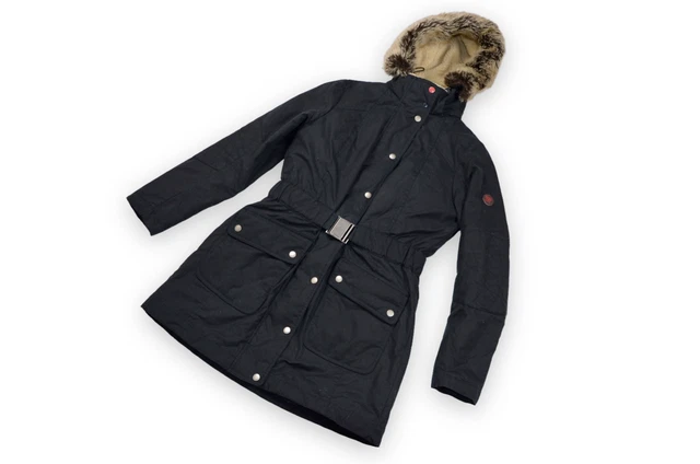 WOMEN S BARBOUR GREYLAG Beige Parka Jacket Size 6 119.18