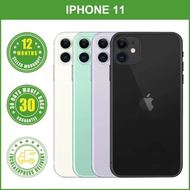 Apple iPhone 11 - 64GB 128GB 256GB - All Colors - Excellent Condition