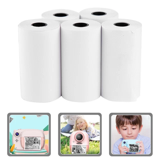 5 rotoli fotocamera carta termica sensibile al calore stampante termica rotolo bianco