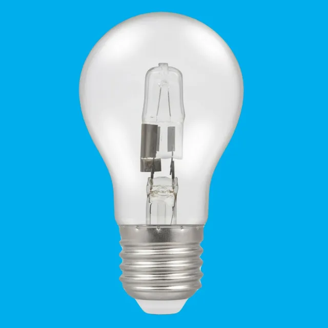 6x 70W (=90W) Transparent Dimmable Eco Halogène A55 GLS Ampoule Es E27 Vis Lampe