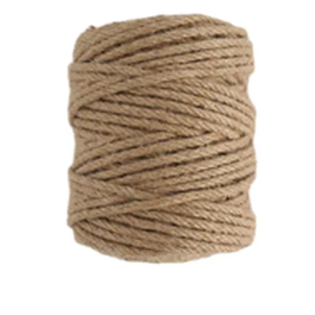 Jute Rope Cord DIY Craft Rope Gardening Home Retro Made In Multiple Sizes