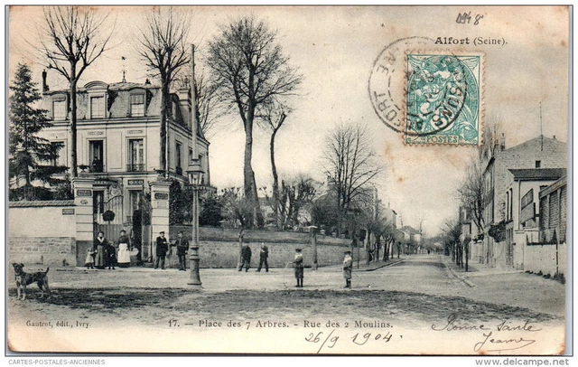 94 ALFORT - place des 7 arbres, rue des 2 moulins