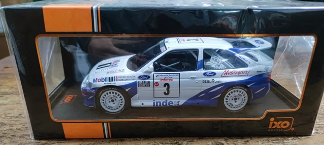 IXO Ford Escort RS Cosworth Rallye Bohemia 1996 #18 (1/43, WRC, Neuve)