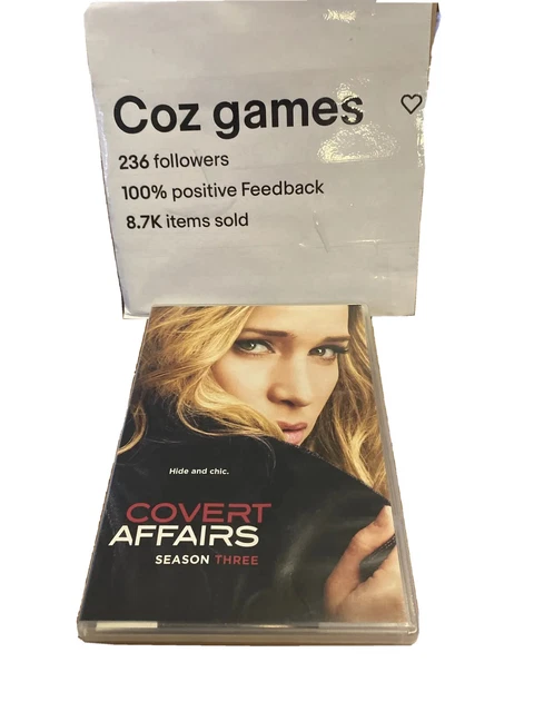 COVERT AFFAIRS THE Complete Series 3 Season 3 Dvd Region 1