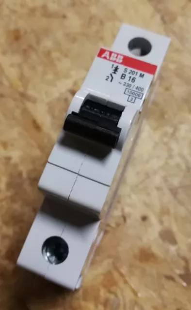 ABB S201M B16 Sicherungsautomat B16A Leitungsschutzschalter 10kA 2CDS271001R0165