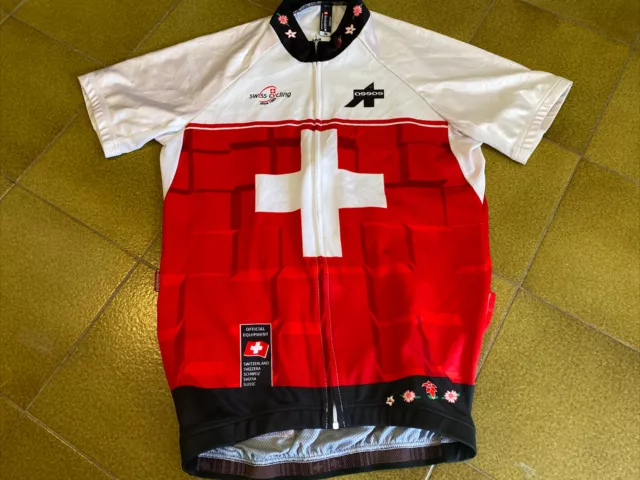 ASSOS Team Suisse Maglia Estiva Ciclismo Sz. S