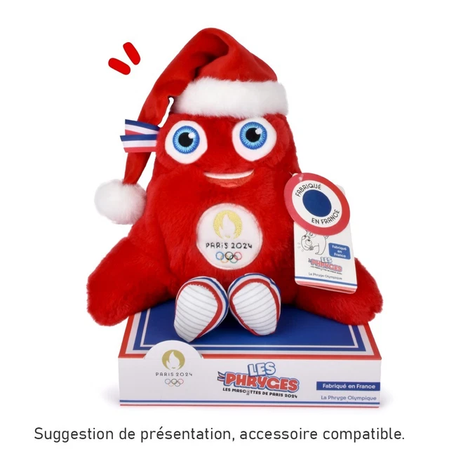 Mascotte peluche MAGIC des jeux olympiques Albertville 1992 - Hauteur