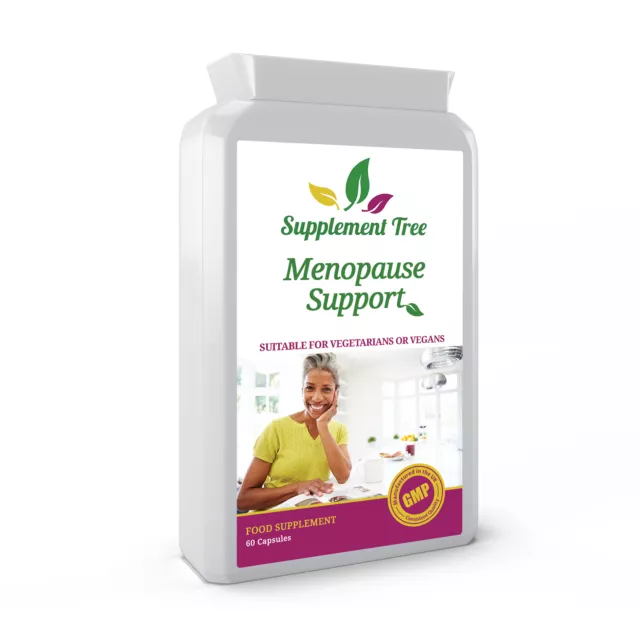 MENOPAUSE Support - Sage, Hops, Soya Isoflavones 60 Veg Capsules Not Tablets