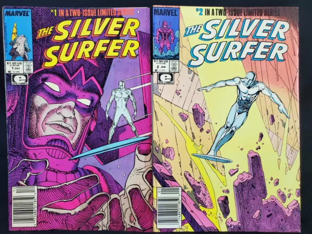 Silver Surfer Parable (1988) Gd *See Pictures* Stan Lee Moebius Galactus Marvel