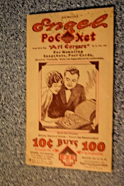 Paquete Sellado De Colección De Bolsillo Engel Esquinas Artísticas Para Montaje De Instantáneas