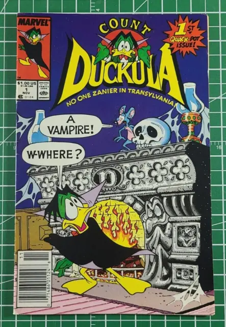 Count Duckula #1 - 1989 Newsstand - VF- NM- Free Canada Shipping
