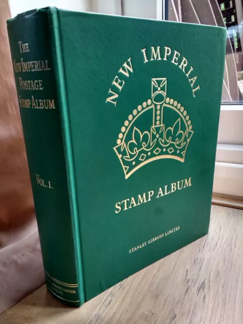 Classic Stamp Collection in Green SG 'New Imperial Stamp Album' Volume 1 A-M.