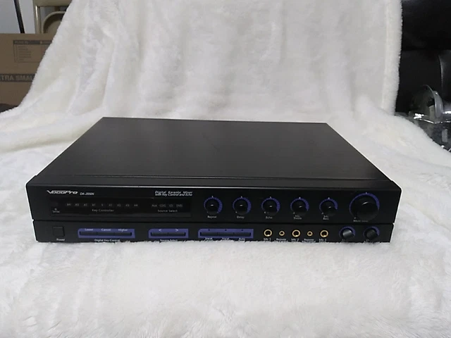 VocoPro DA-2050K Digital Karaoke Mixer W/ Key Control & Digital Echo Tested Work