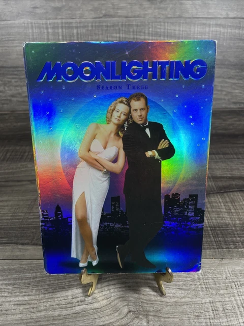 BRUCE WILLIS MOONLIGHTING Season 3 DVD 2006 4-Disc Set Brand