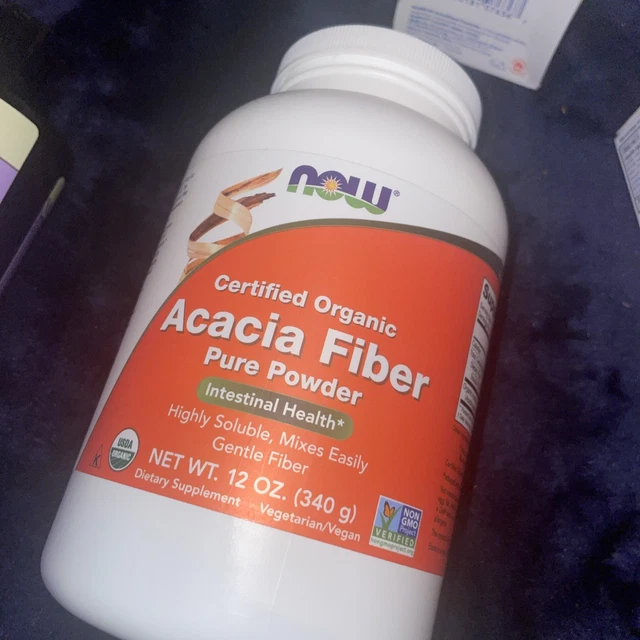 NOW FOODS ACACIA Fiber Organic Powder Intestinal Health - 340g £21.50 ...