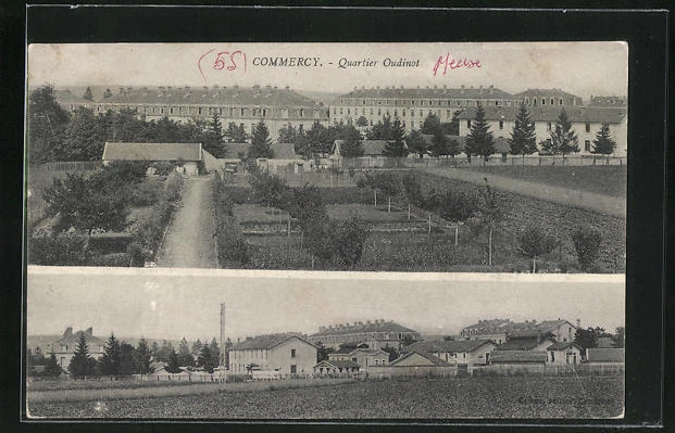 CPA Commercy, Quartier Oudinot, diverses vues partielles